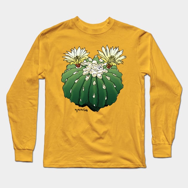 Ferocactus by Agacactus Long Sleeve T-Shirt by AgaCactus